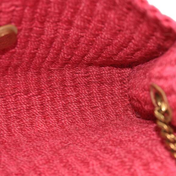 Saint Laurent ﻿Medium Kate Raffia Shoulder Bag Pink Glo - Picture 13 of 15